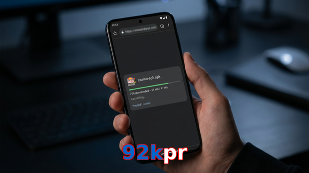 Main screen of 92Kpr apk page for PK players